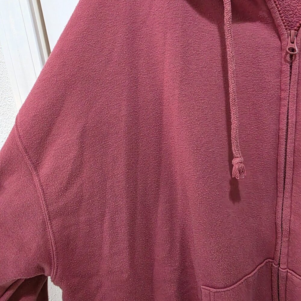 Wild Fable XL Plus Size Pink Zip Up Hoodie Sweatshirt Athleisure Cozy Thumb Hole - Picture 7 of 11